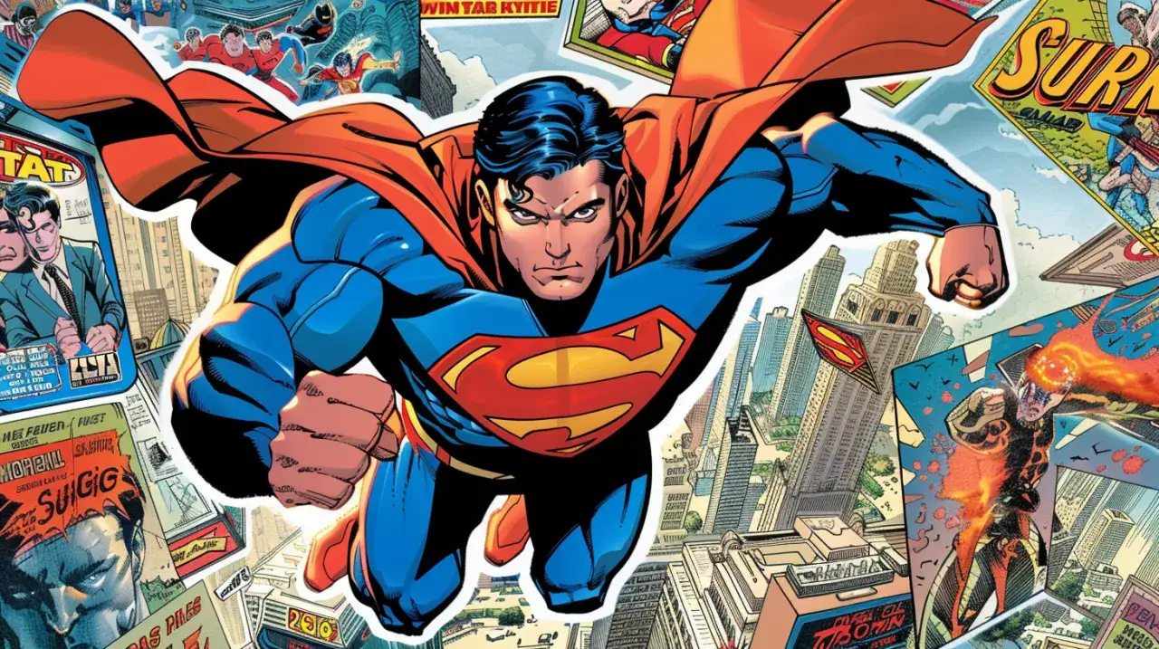 Zdjęcie Superman - historia komiksu o jednym z najbardziej ikonicznych superbohaterów.