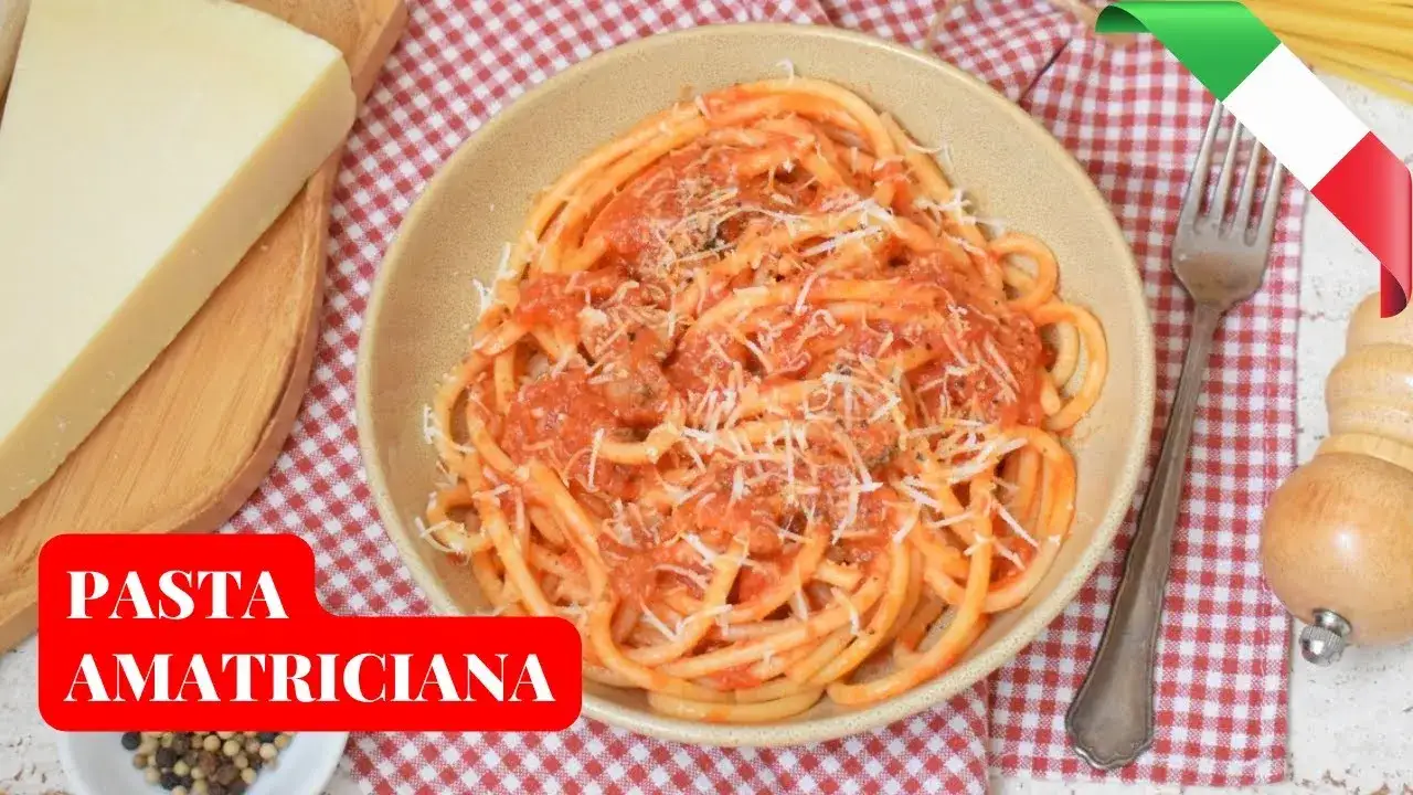 Zdjęcie Przepis na pyszną pastę z amatriciana - Prosty przepis na domowy sos amatriciana