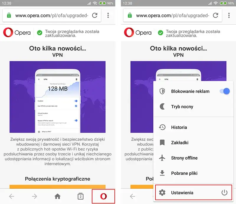 Zdjęcie Jak włączyć VPN w Operze i zwiększyć swoją prywatność online