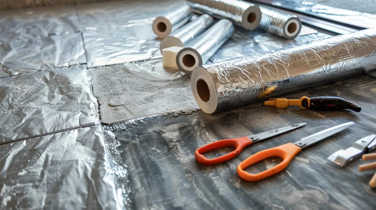 Zdjęcie Montaż folii pod styropian podłogowy:  krok po kroku?