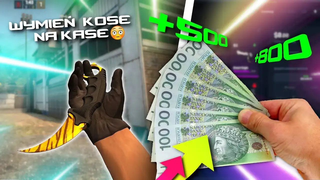 Zdjęcie Jak wymienić skiny na pieniądze i uniknąć oszustw w handlu