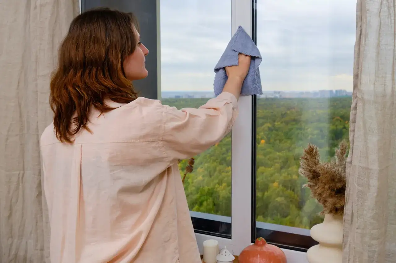 Zdjęcie Skuteczne sposoby na mycie okien plastikowych futryn bez zarysowań