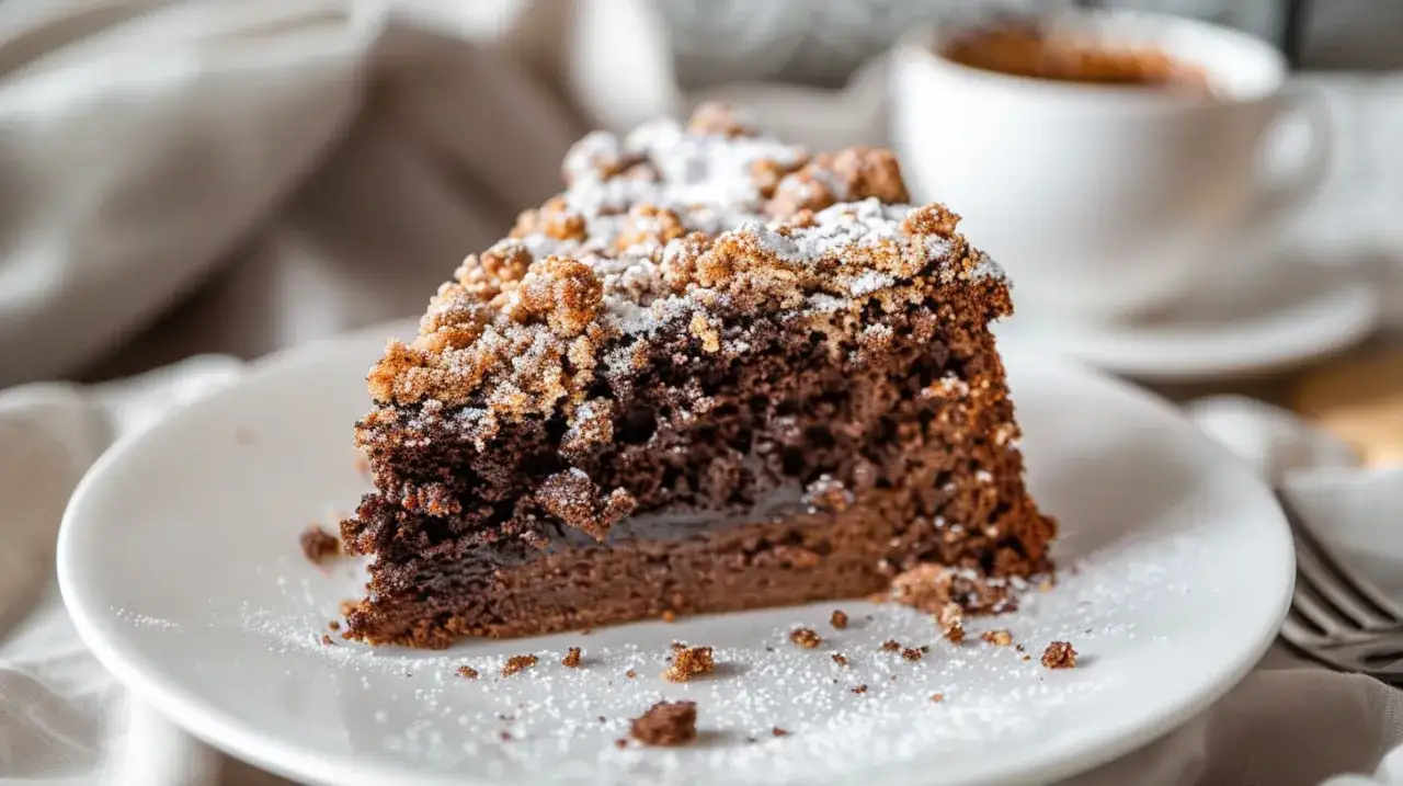 Zdjęcie Ciasto drożdżowe z kakao i kruszonką: Puszysta i aromatyczna. Jak upiec?