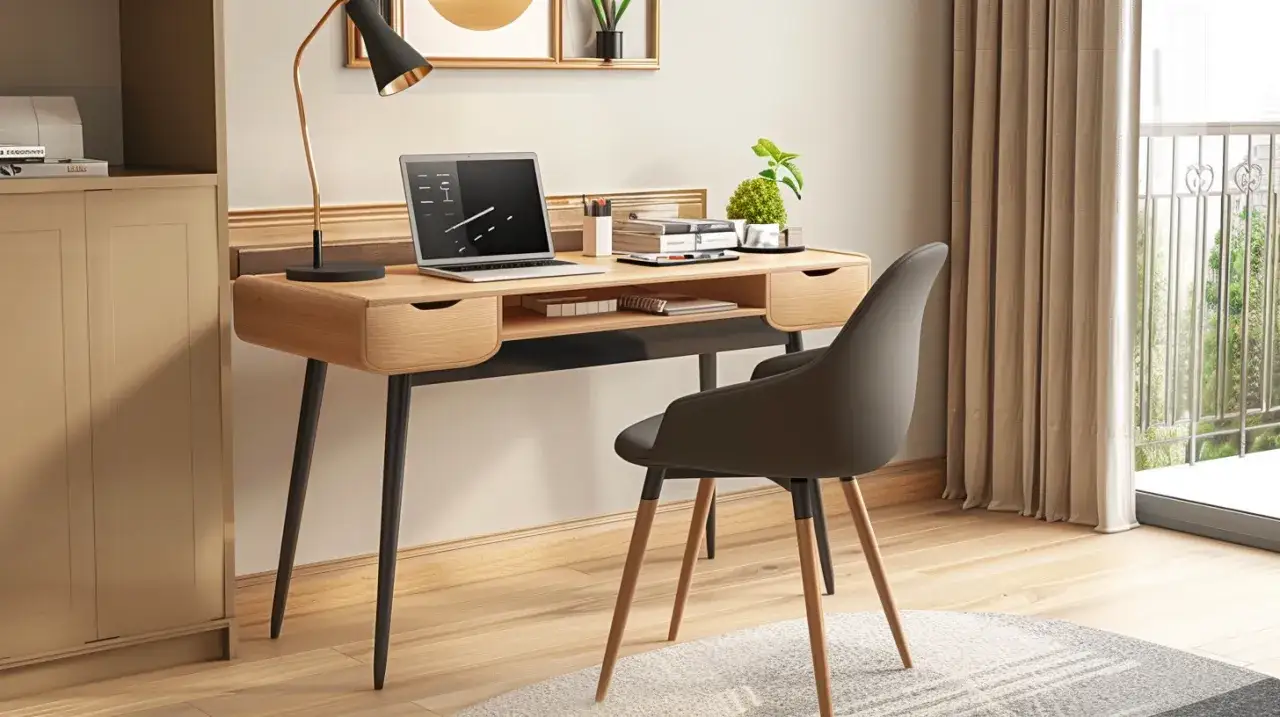 Zdjęcie Biurko 90x50 – Dlaczego warto wybrać ten rozmiar dla biura domowego?