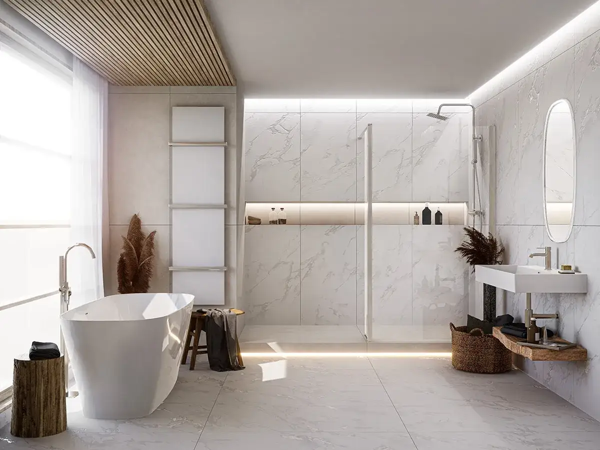 Zdjęcie Jaki kaloryfer do łazienki wybrać, aby uniknąć zimna i wilgoci?