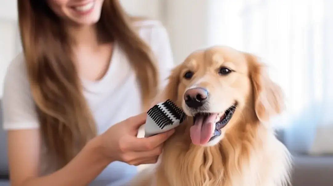 Zdjęcie Golden Retriever: sierść czy włosy? Co musisz wiedzieć o linieniu i alergiach