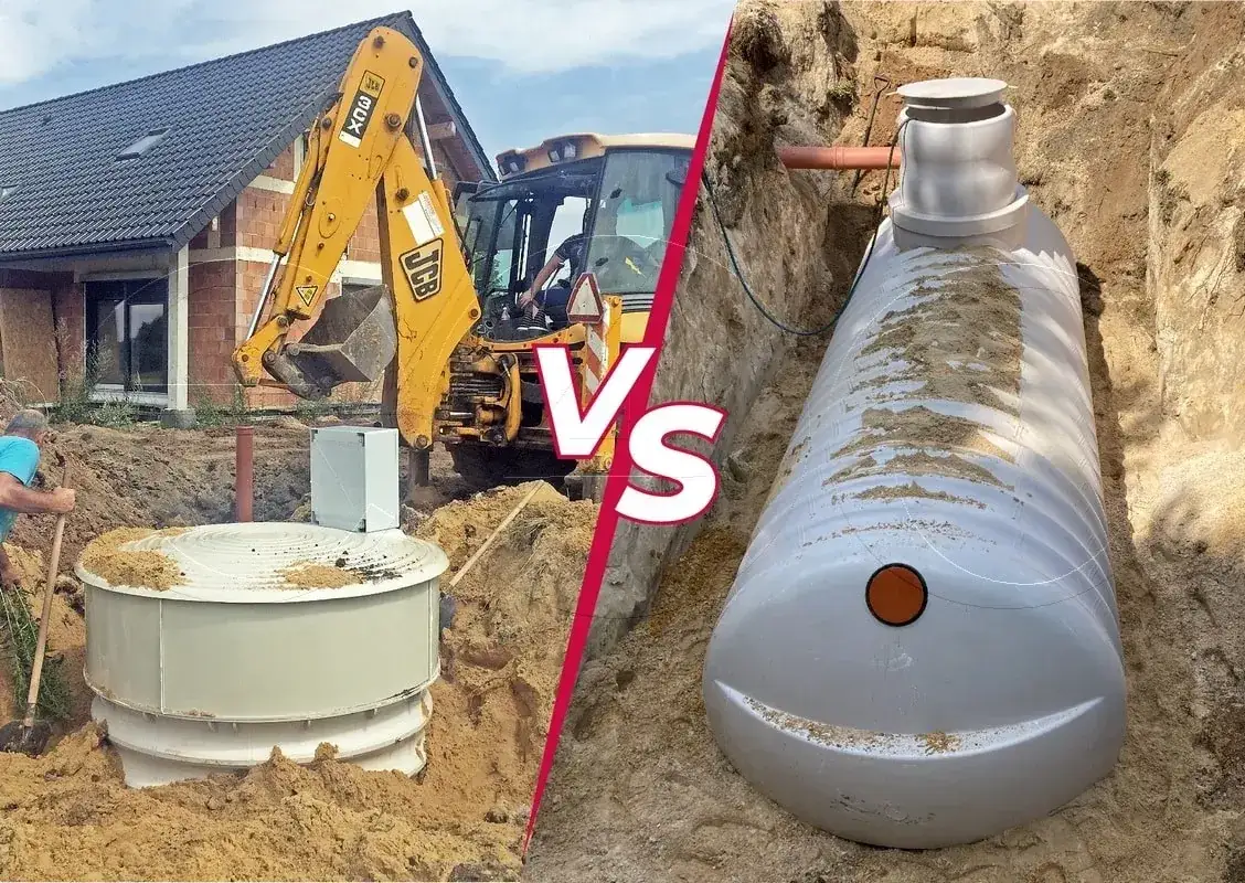 Zdjęcie Szambo betonowe czy oczyszczalnia – co wybrać, by uniknąć kosztów i problemów?