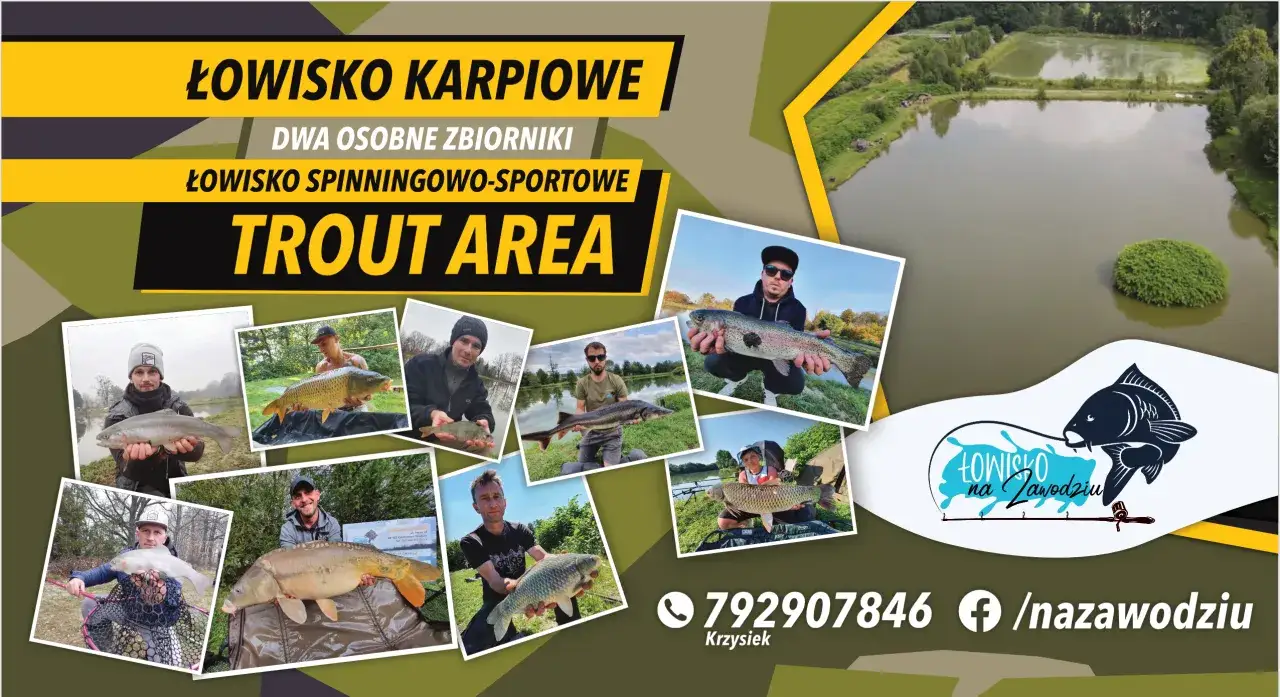 Zdjęcie Łowisko zawodzie - poznaj zasady, ryby i atrakcje w Czechowicach