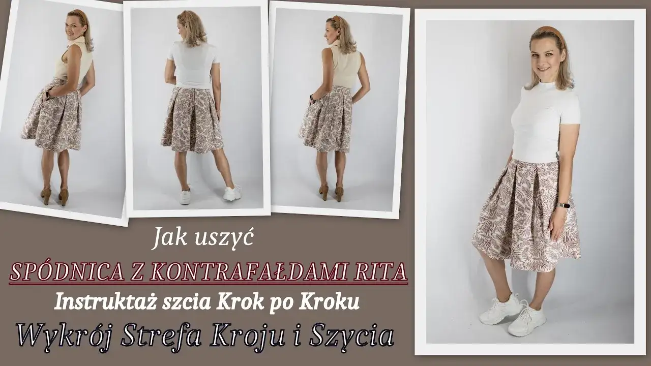 Zdjęcie Jak uszyć spódnicę z zakładkami – krok po kroku do idealnego fasonu