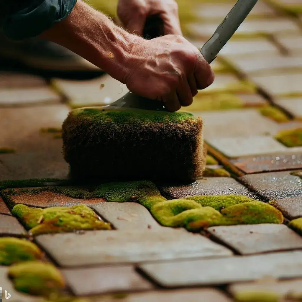 Zdjęcie Skuteczne sposoby na usunięcie mchu z kostki brukowej – domowe i profesjonalne metody