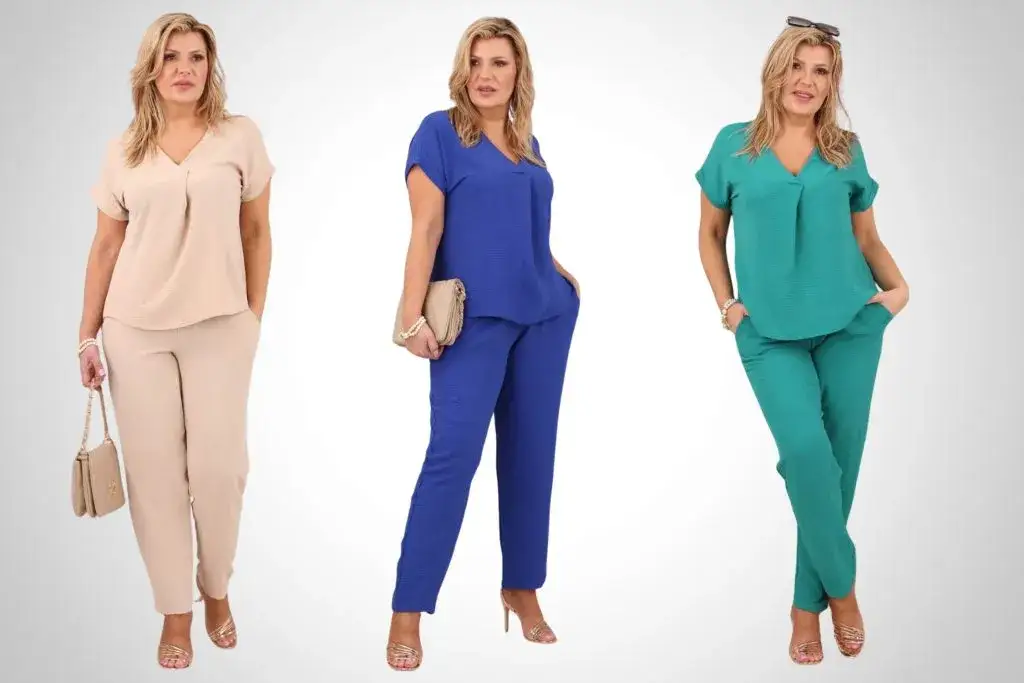 Zdjęcie Spodnie na komunię: eleganckie stylizacje dla mamy i gości