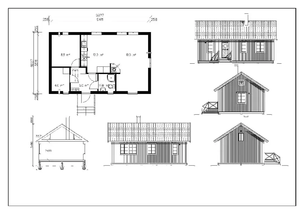 Zdjęcie Projekty domk&oacute;w drewnianych PDF: znajdź idealny plan budowy
