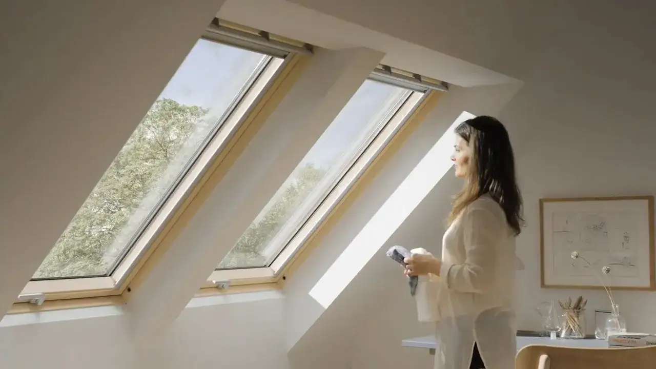 Zdjęcie Jak umyć okno dachowe Velux bez smug i trudnych plam
