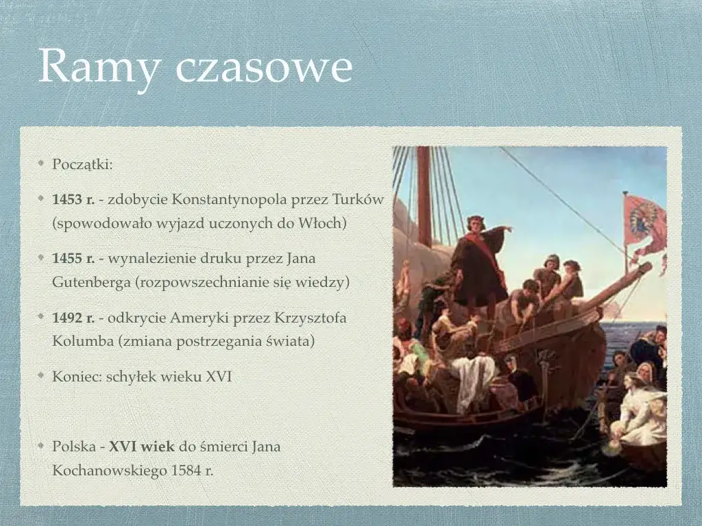 Zdjęcie Sprawdzian z renesansu w języku polskim - kluczowe pytania i materiały