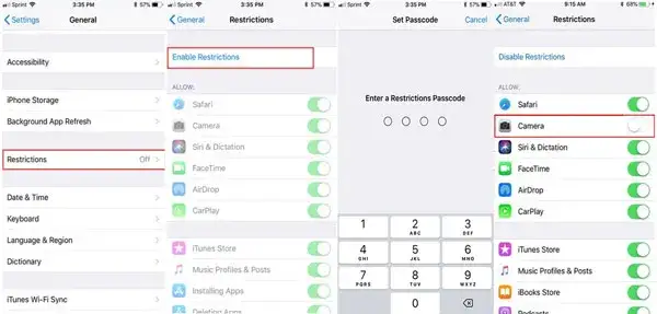 Zdjęcie Jak usunąć aparat z ekranu blokady iPhone i zabezpieczyć prywatność