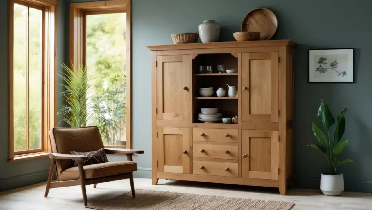 Zdjęcie Jaki kolor ścian do drewnianych mebli w kuchni, aby uniknąć błędów?