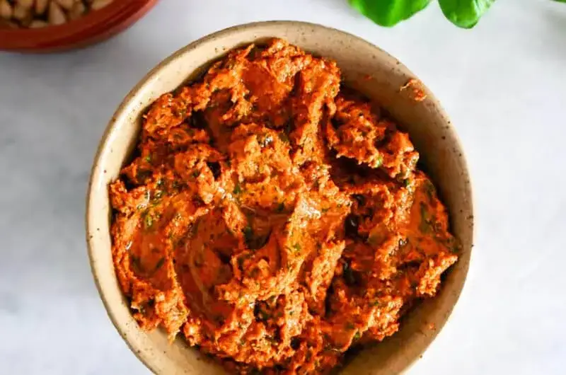 Zdjęcie Pesto rouge maison : les ingr&eacute;dients secrets pour un go&ucirc;t parfait