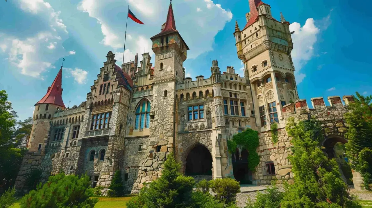 Zdjęcie Domanice Zamek: Historia i atrakcje zamku w miejscowości Domanice