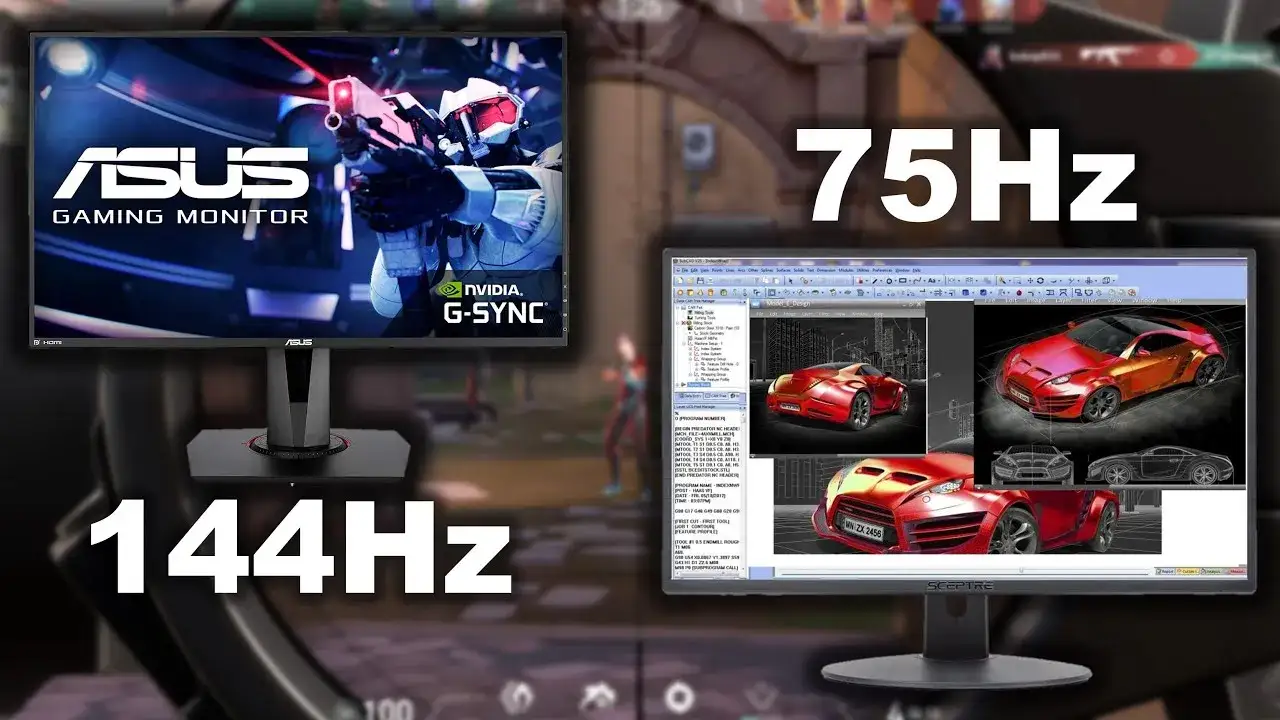 Zdjęcie Monitor 75Hz czy 144Hz: Który wybrać? Porównanie i różnice