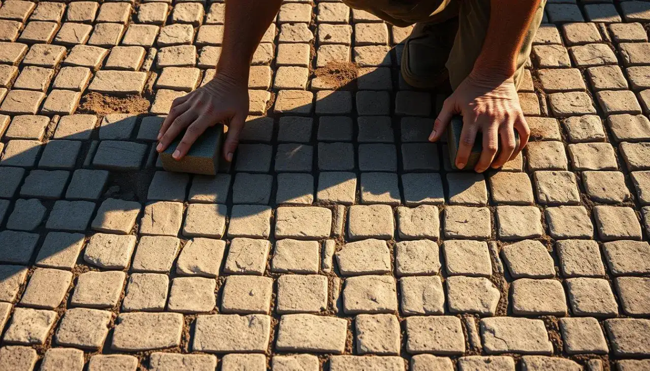 Zdjęcie Jak ułożyć kostkę brukową na starym betonie - poradnik krok po kroku
