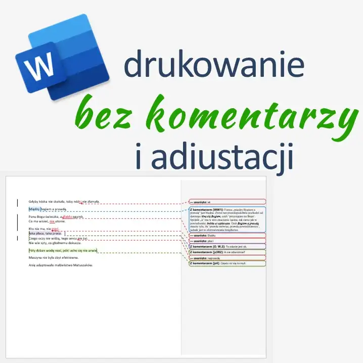 Zdjęcie Jak usunąć komentarze w Wordzie do druku i uniknąć problemów z wydrukiem