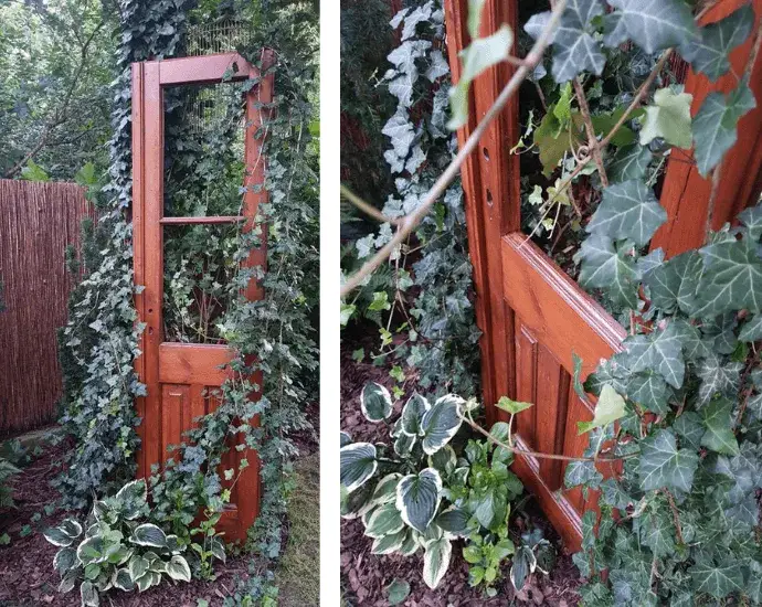 Zdjęcie Jak wykorzystać stare drzwi w ogrodzie - 10 kreatywnych pomysłów