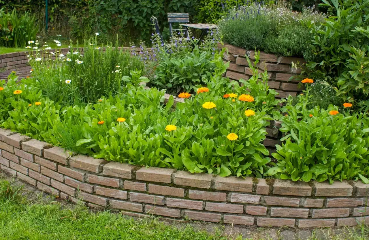 Zdjęcie Jak zrobić obrzeże z cegły w ogrodzie, by cieszyć się pięknem i trwałością