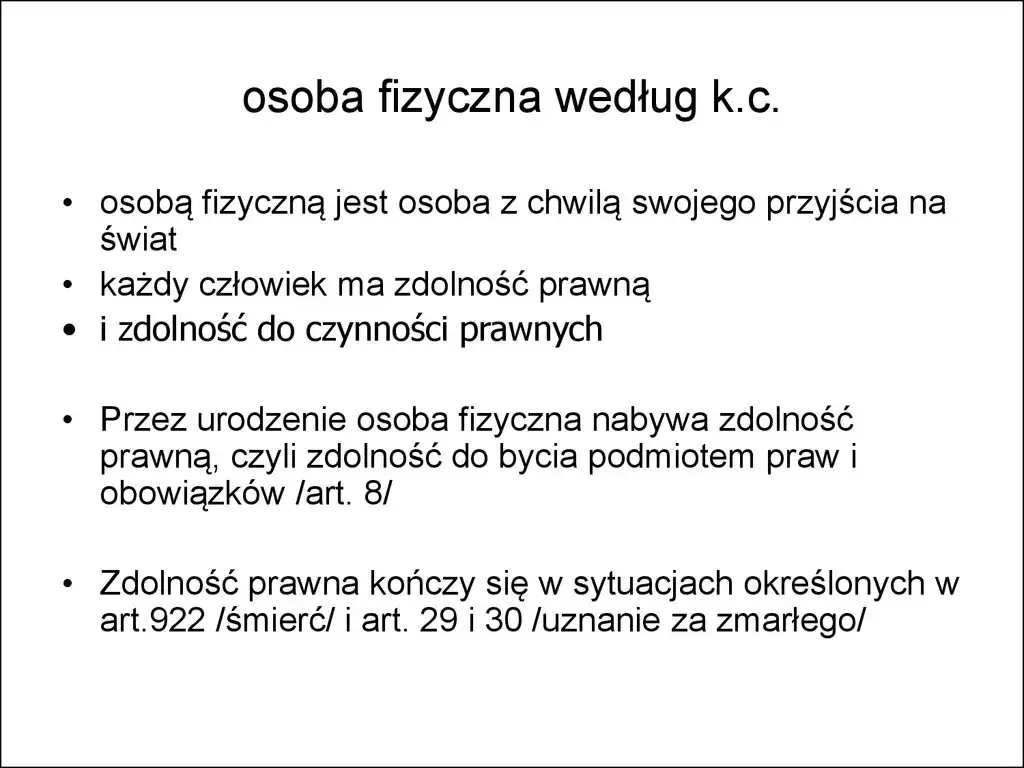 Zdjęcie Osoba fizyczna - definicja, prawa i obowiązki w świetle prawa