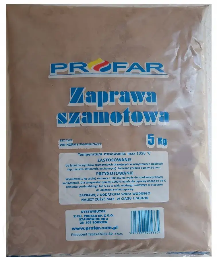 Zdjęcie Zaprawa szamotowa – niezastąpiona w budowie pieców i kominków