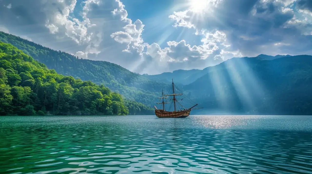 Zdjęcie Najlepsze atrakcje w Bieszczadach: Rejs statkiem po Zalewie Solińskim