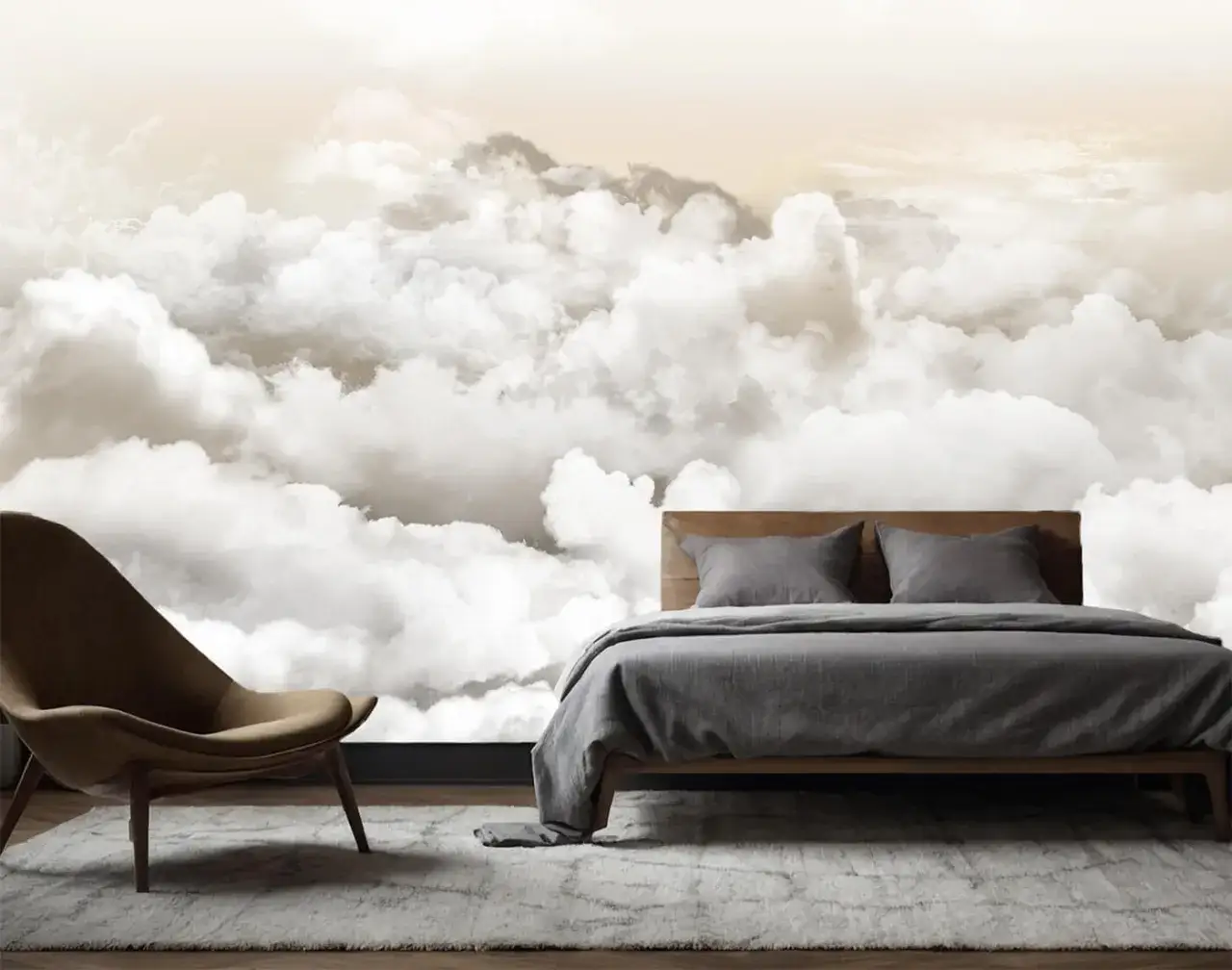 Zdjęcie Tapety jak tkanina: Luksusowa faktura, która ociepla wnętrza