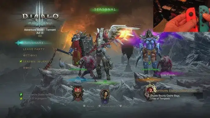 Zdjęcie Jak grać w diablo 3 na nintendo switch w trybie kanapowym bez problemów