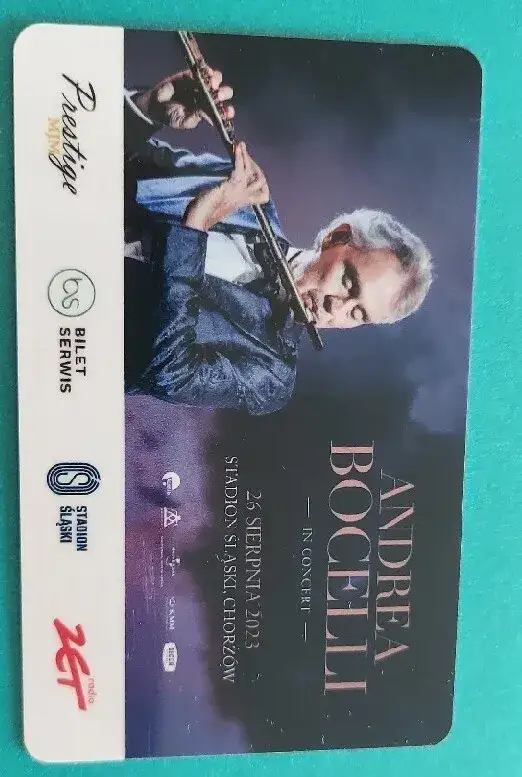 Zdjęcie Ile kosztuje bilet na koncert Andrea Bocelli? Ceny, lokalizacje i więcej