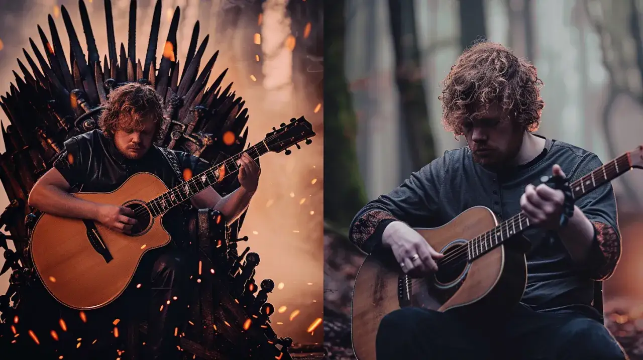 Zdjęcie Ed Sheeran w "Gra o tron": Jak artysta pojawił się w kultowym serialu?
