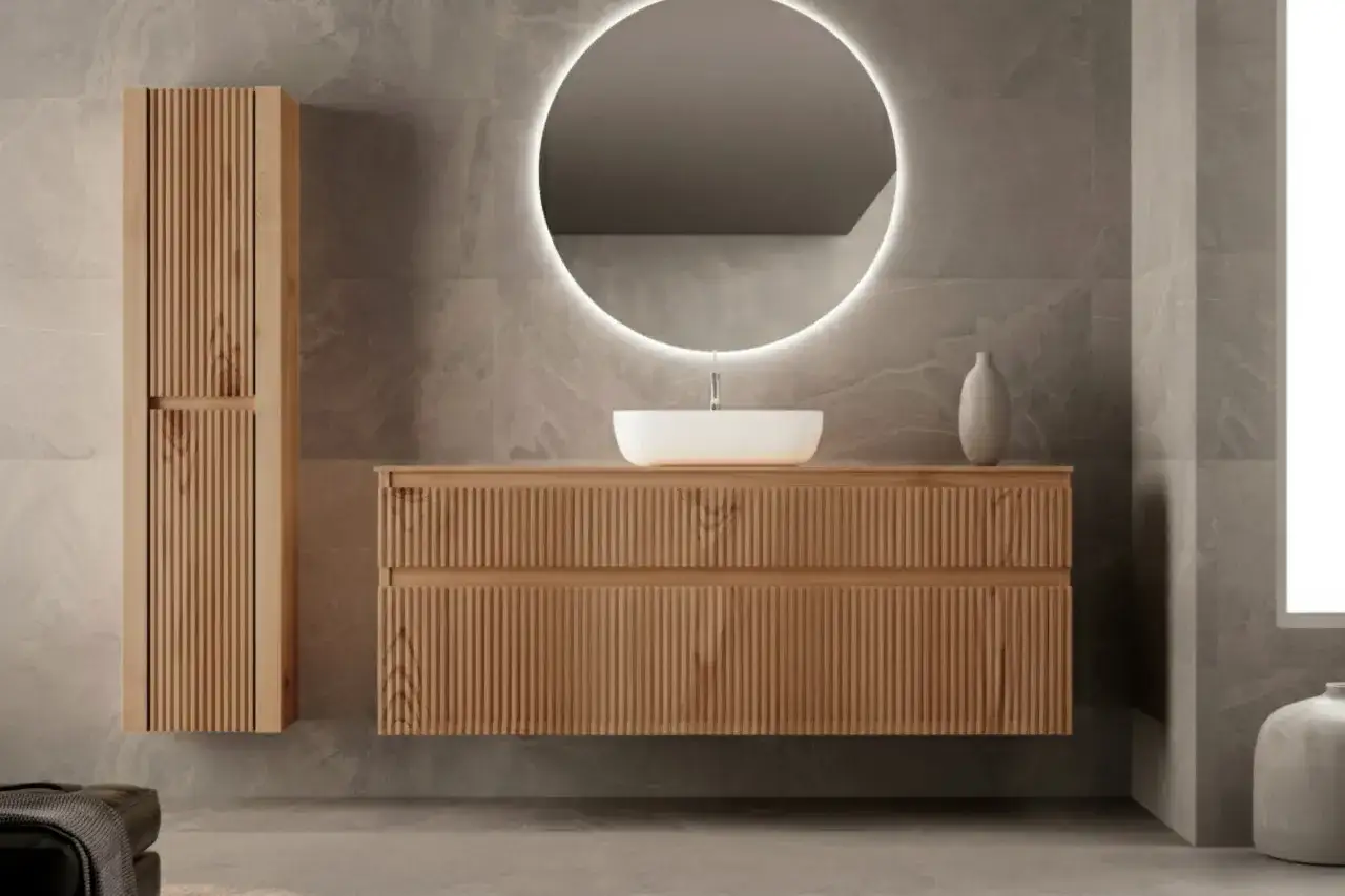 Zdjęcie Aplique baño rústico: ¿Cómo elegir el perfecto? Estilo y seguridad