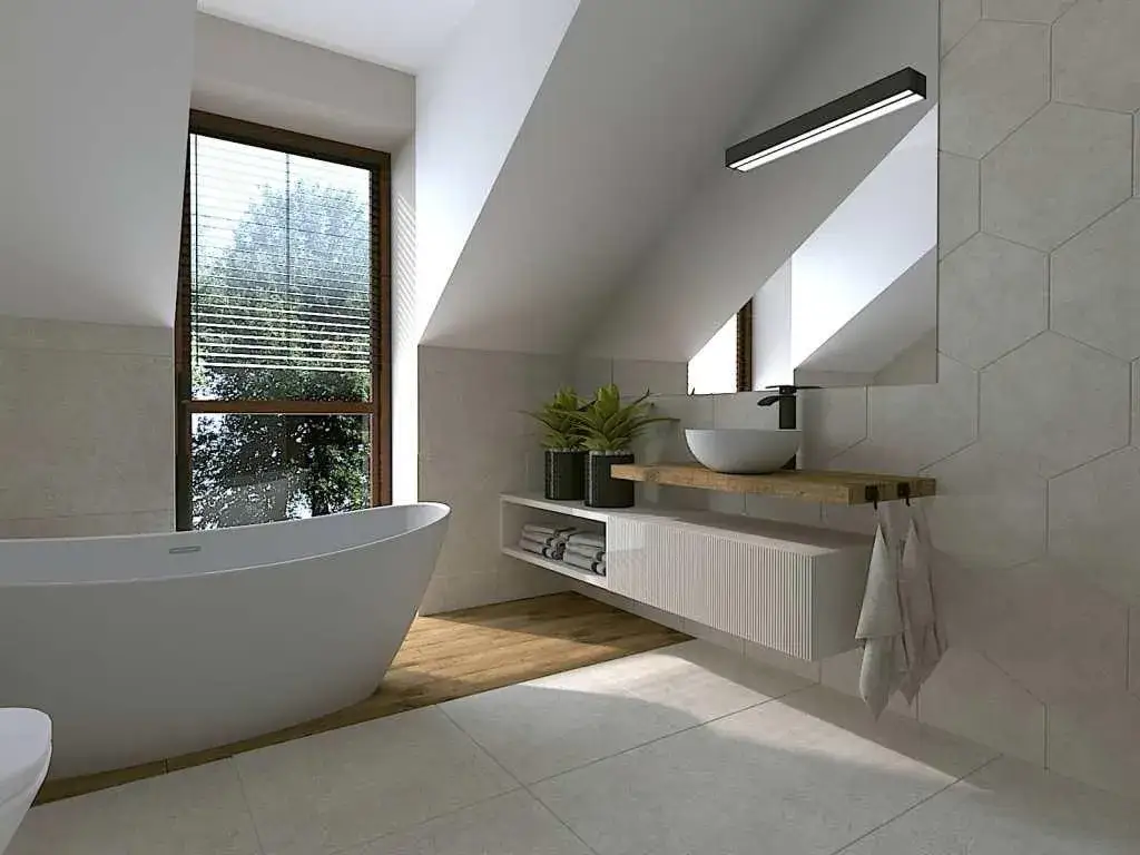 Zdjęcie Jak urządzić łazienkę 7m2, aby maksymalnie wykorzystać przestrzeń?