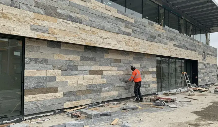 Zdjęcie Czy kamień dekoracyjny można kłaść na farbę? Kluczowe przygotowania i ryzyka