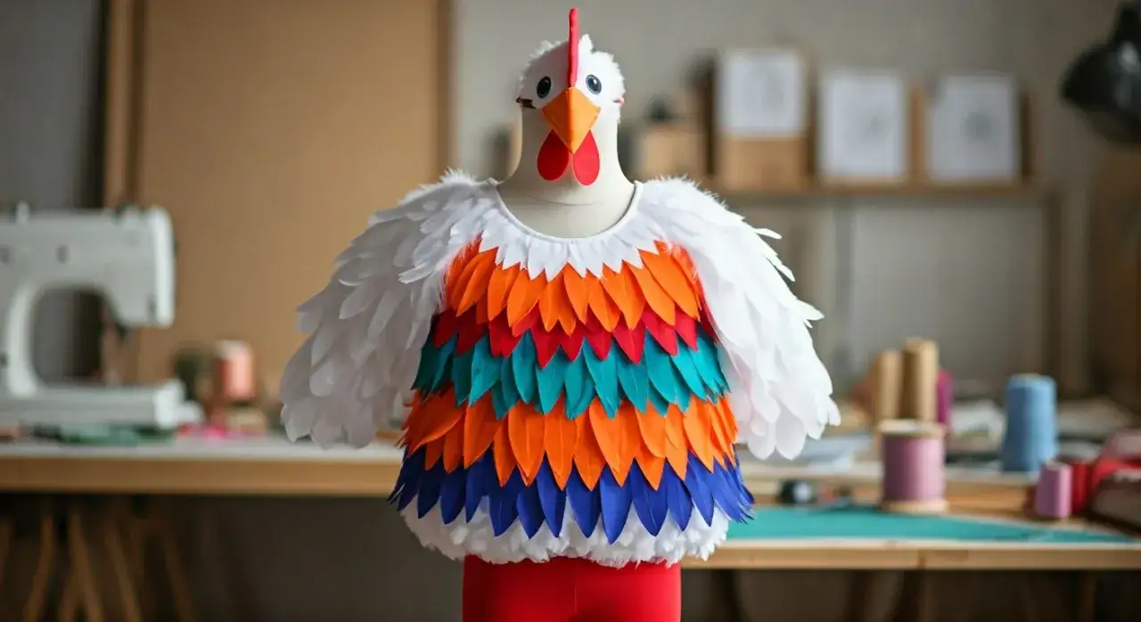 Zdjęcie Jak łatwo zrobić strój kurczaka dla dziecka – prosty poradnik krok po kroku
