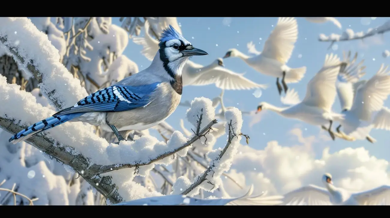 Zdjęcie Które ptaki odlatują na zimę? Sójka, szpak, łabędź, dzięcioł