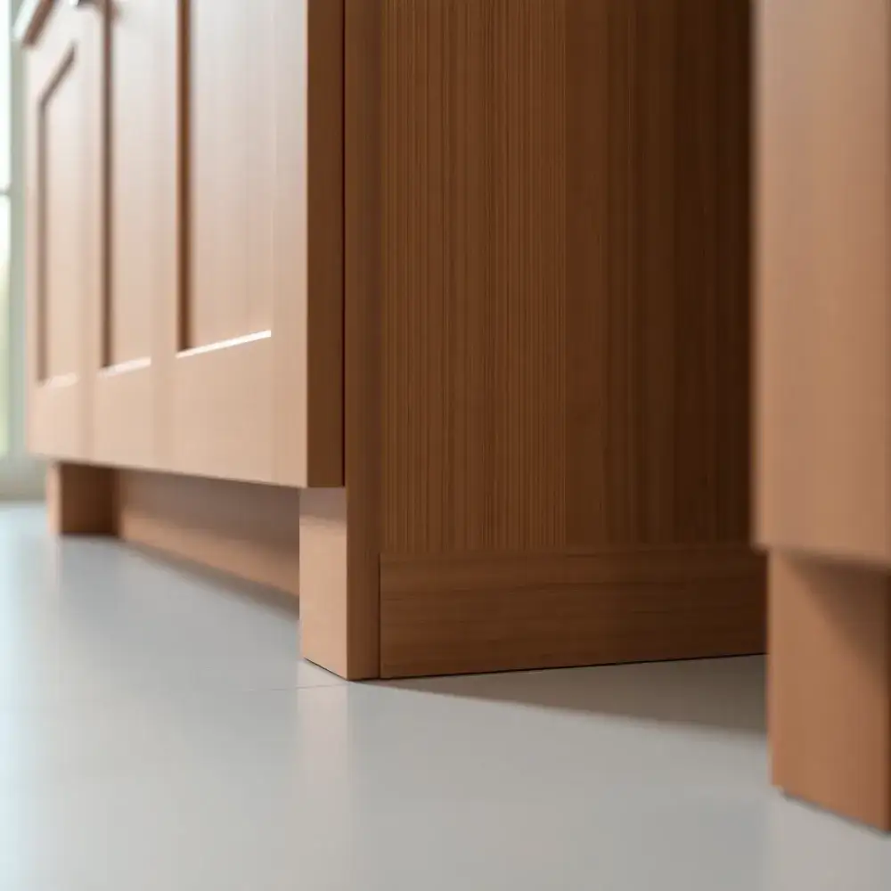 Zdjęcie O ile cofnąć cokół w szafkach kuchennych, aby uniknąć błędów?