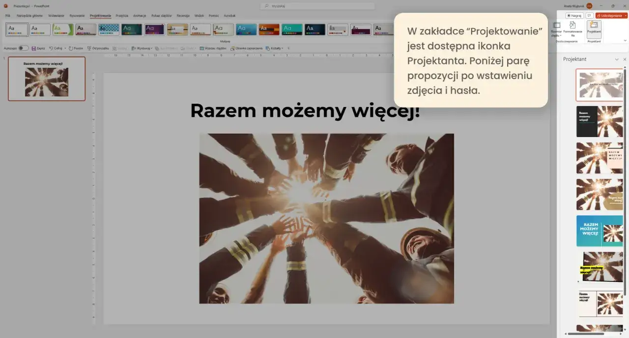 Zdjęcie Jak włączyć projektanta w PowerPoint: Krok po kroku dla każdego
