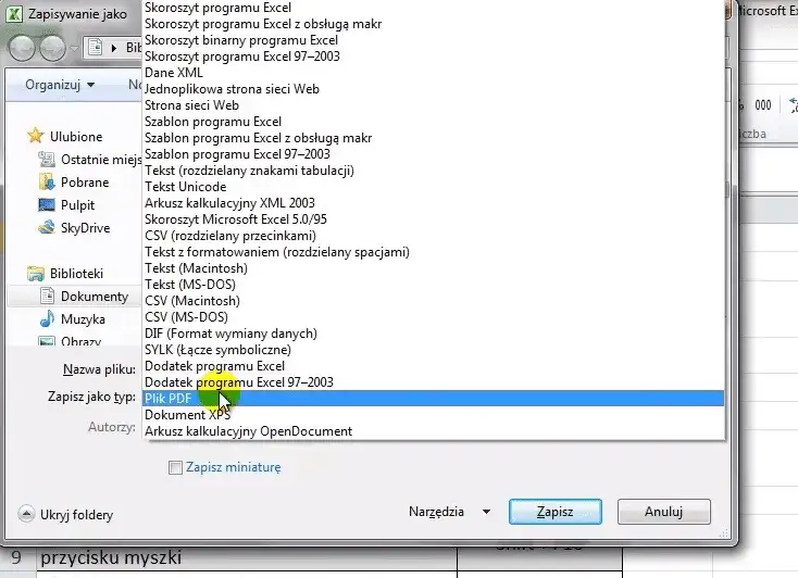 Zdjęcie Jak zapisać plik z Excela w PDF: Proste metody konwersji