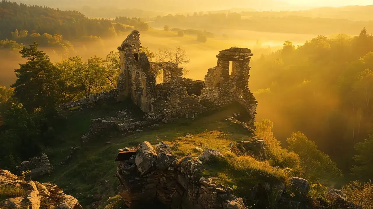 Zdjęcie Zamek Cisy: Ruiny pamiętające czasy pierwszych Piastów