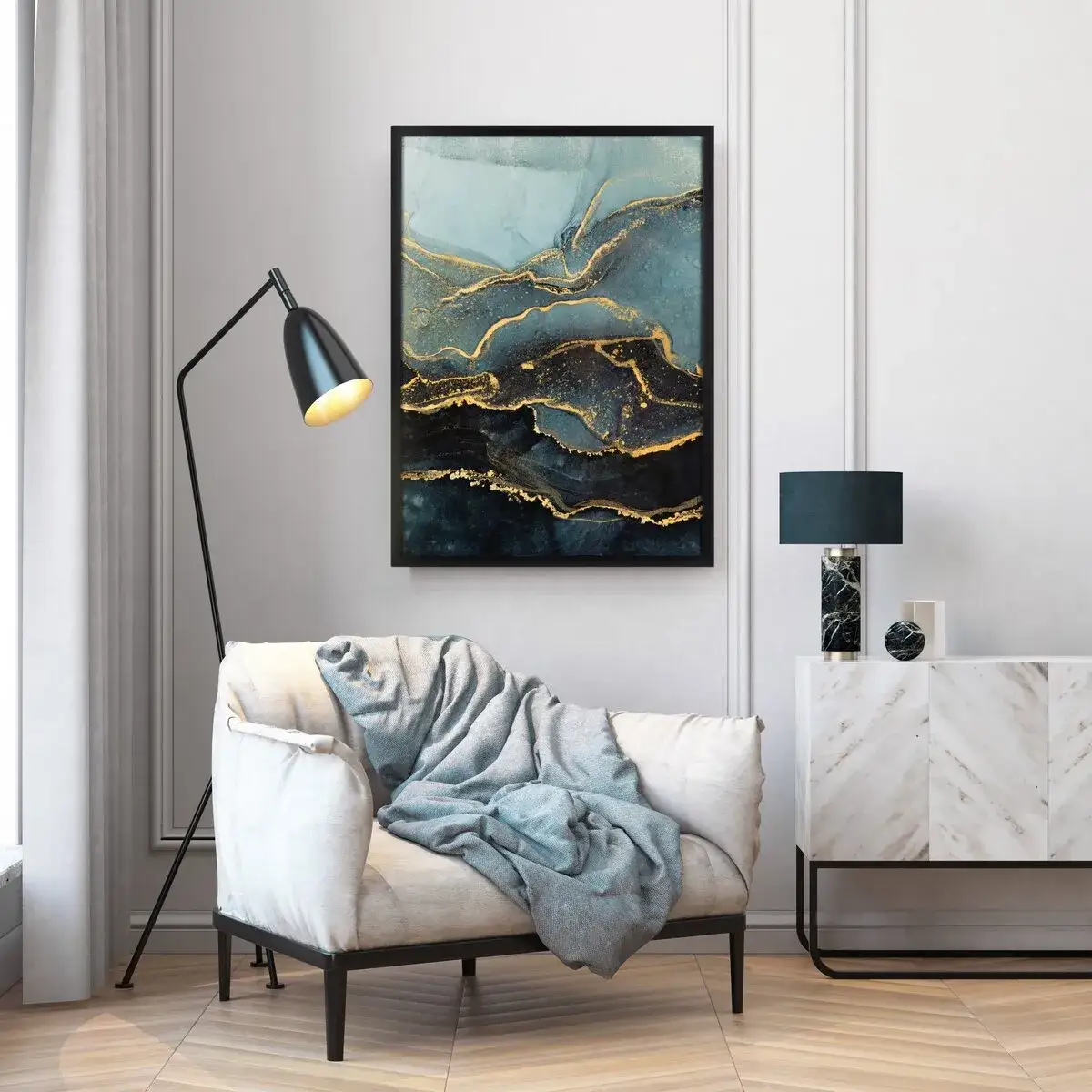 Zdjęcie Jak ozdobić ścianę w salonie – 10 inspirujących pomysłów na metamorfozę