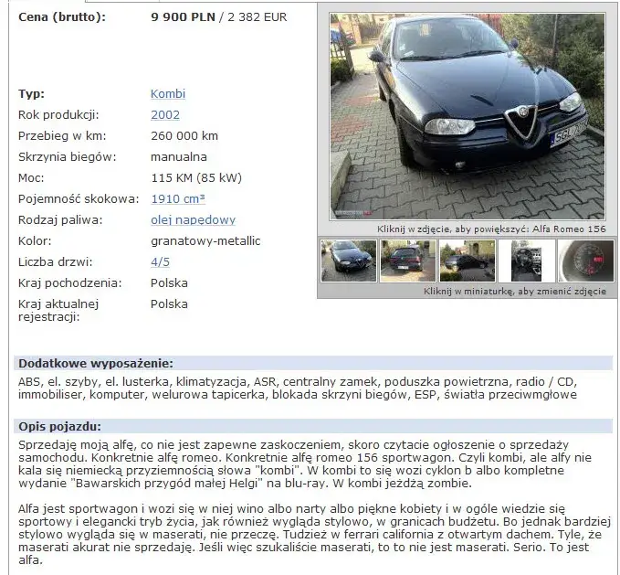 Zdjęcie Wzór ogłoszenia sprzedaży samochodu: skuteczny szablon dla każdego