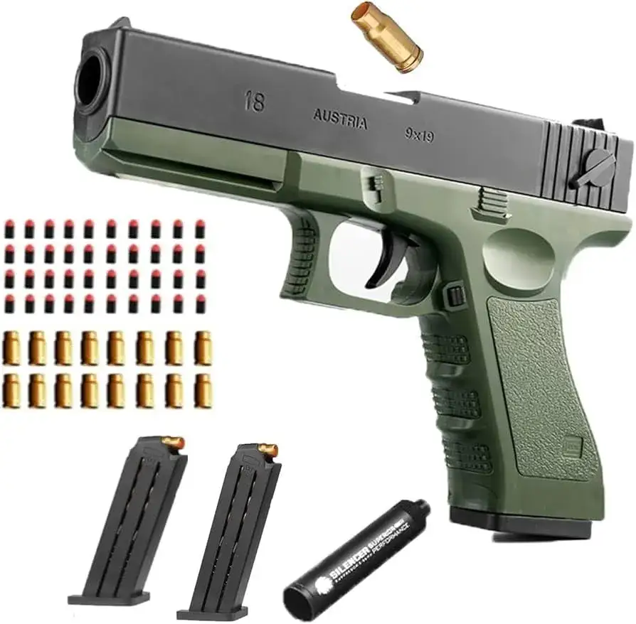 Zdjęcie Najlepsze czarne pistolety zabawkowe: modele, ceny i gdzie kupić