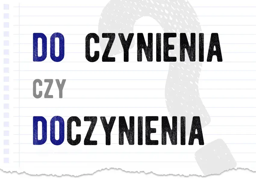 Zdjęcie Bezemnie - jak poprawnie zapisać to wyrażenie przyimkowe?