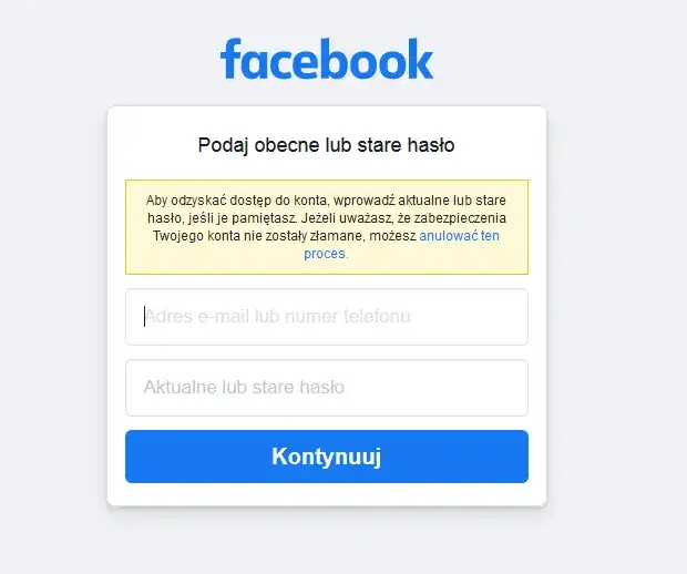 Zdjęcie Jak odzyskać stare konto na Facebooku i uniknąć utraty danych?
