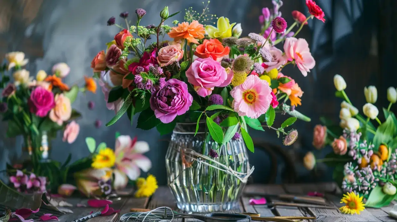 Zdjęcie Kompozycje z żywych kwiatów: Jak stworzyć piękne i trwałe dekoracje?