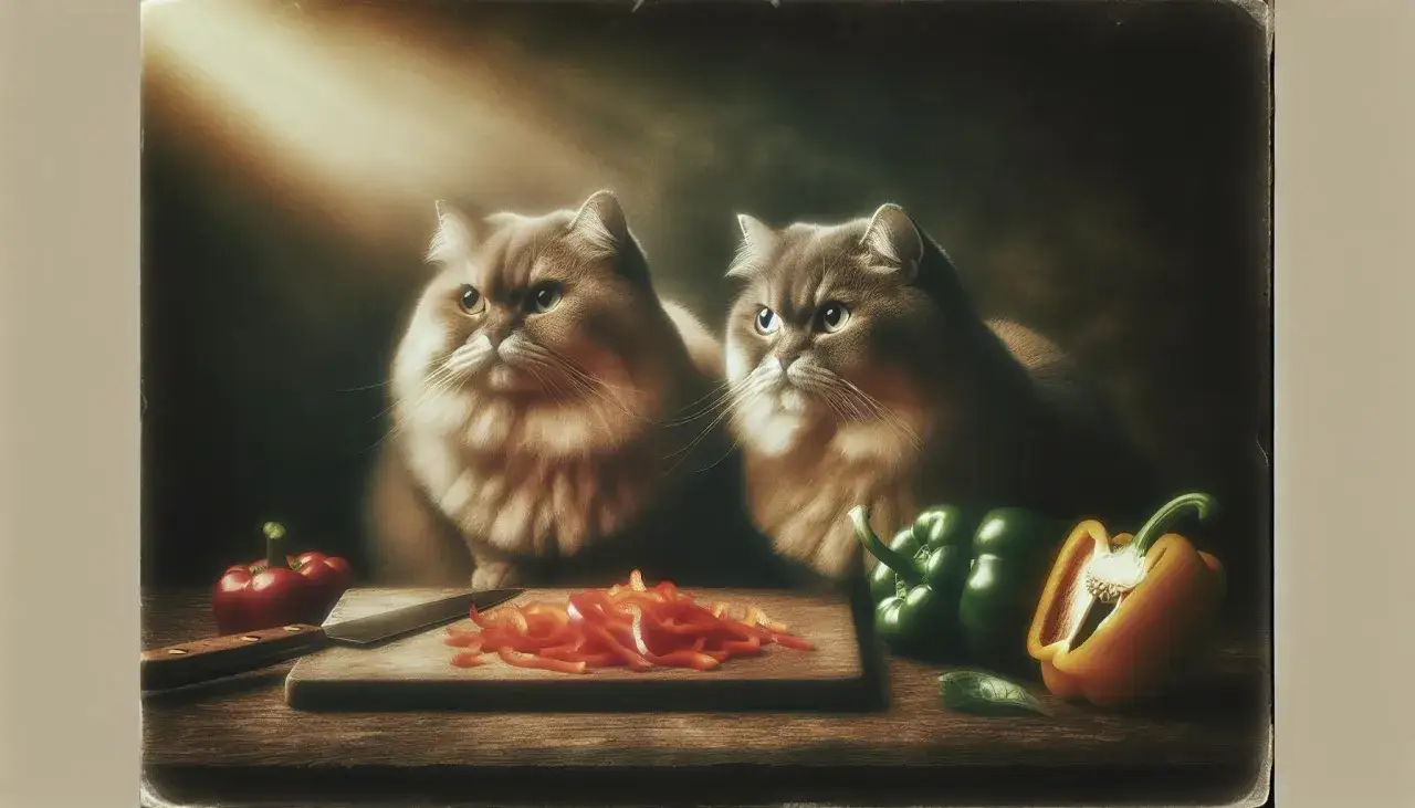 Zdjęcie Czy koty mogą jeść paprykę? Ryzyko i bezpieczeństwo w diecie kota